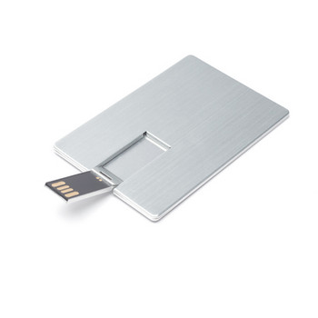 USB  Stick  Metall Card, 2 GB
