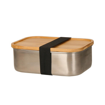 Lunchbox klein, silber/natur