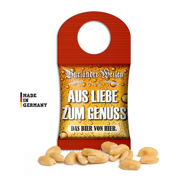 Geröstete Erdnüsse im Bottle Bag