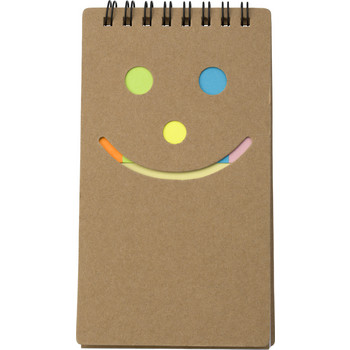 Notizbuch Happy face aus Karton